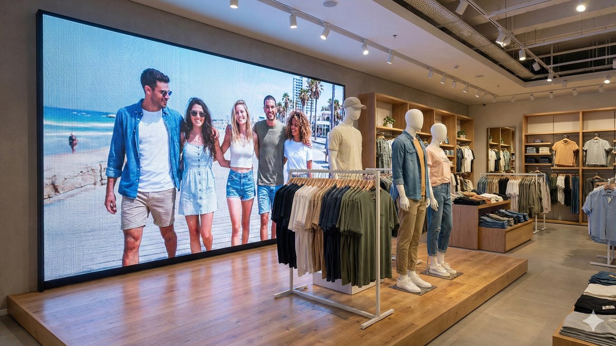 מסכי LED לעסקים — Pixel by Keshet