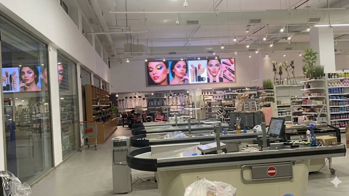 מסכי לד לחנות