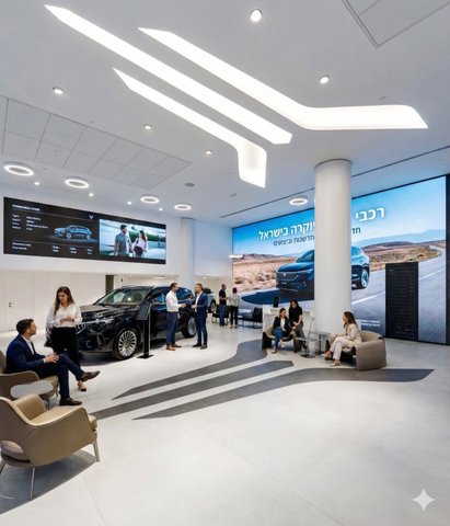 התקנת מסך LED — Pixel by Keshet